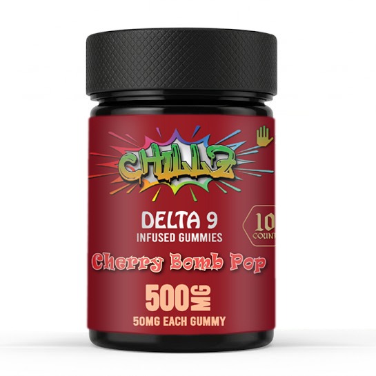 Chillz D9 Infused Gummies 500 MG Indica